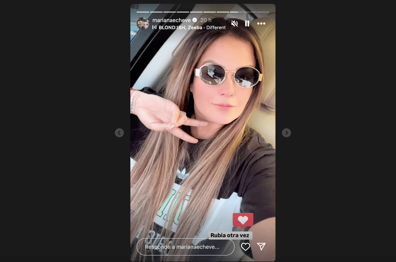 Mariana Echeverría cambia de look en pleno embarazo