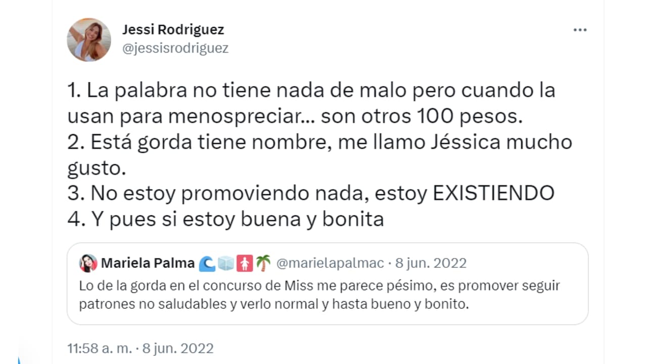 Jessi Rodríguez modelo de talla grande.