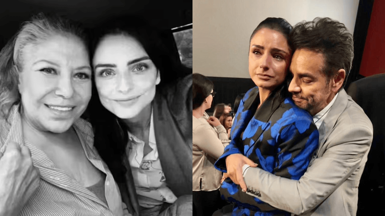 Eugenio Derbez se entera en pleno evento de la muerte de la mamá de Aislinn Derbez; reacciona y genera críticas