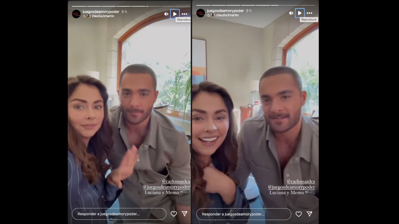 Claudia Martín y Carlos Said son parte del elenco de la nueva telenovela 'Juegos de amor y poder'