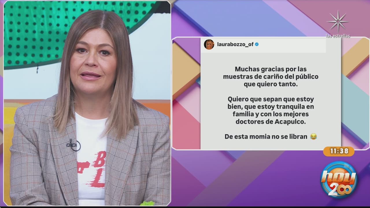 ¿Qué le pasó a Laura Bozzo? Hoy revela detalles en vivo