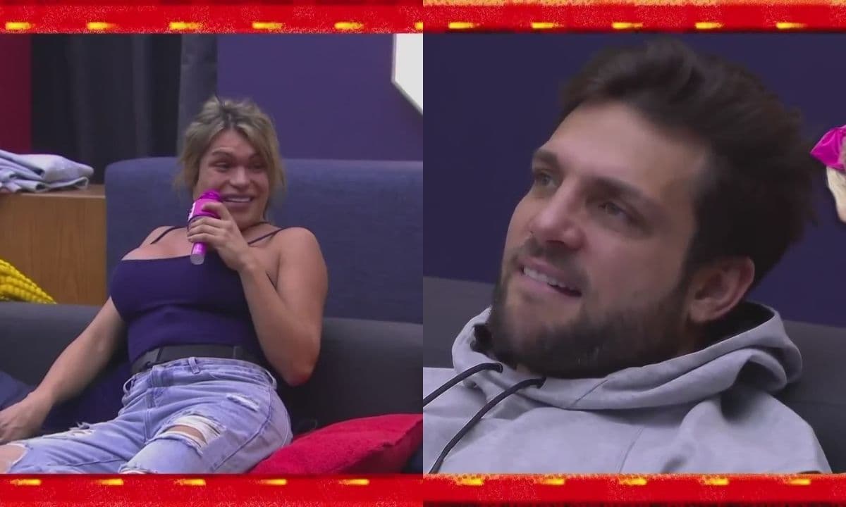 Porcella no dejó de ver a Guevara mientras se daba nalgadas