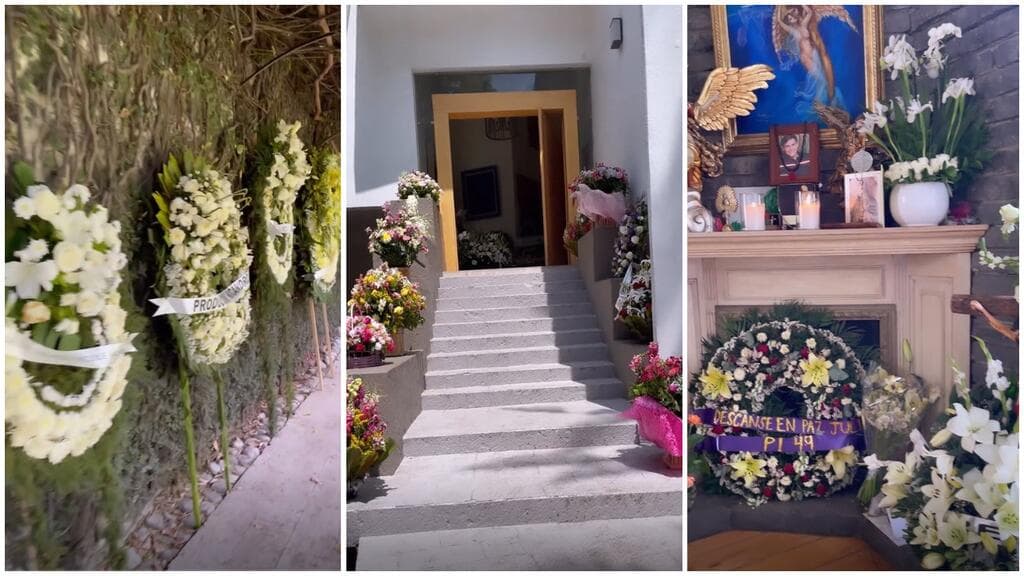 Así luce el altar donde reposan las cenizas de Julián Figueroa