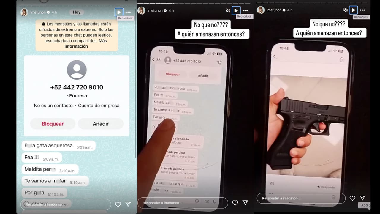 Imelda Tuñón, viuda de Julián Figueroa, comparte las amenazas que recibió por WhatsApp