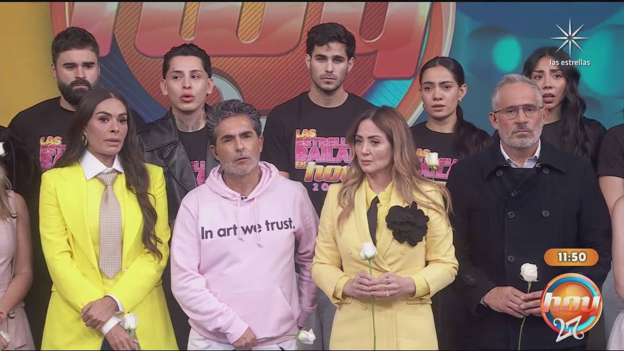 Andrea Legarreta, en llanto, anuncia la inesperada muerte de un integrante de Las Estrellas bailan en Hoy: "Estamos en shock"