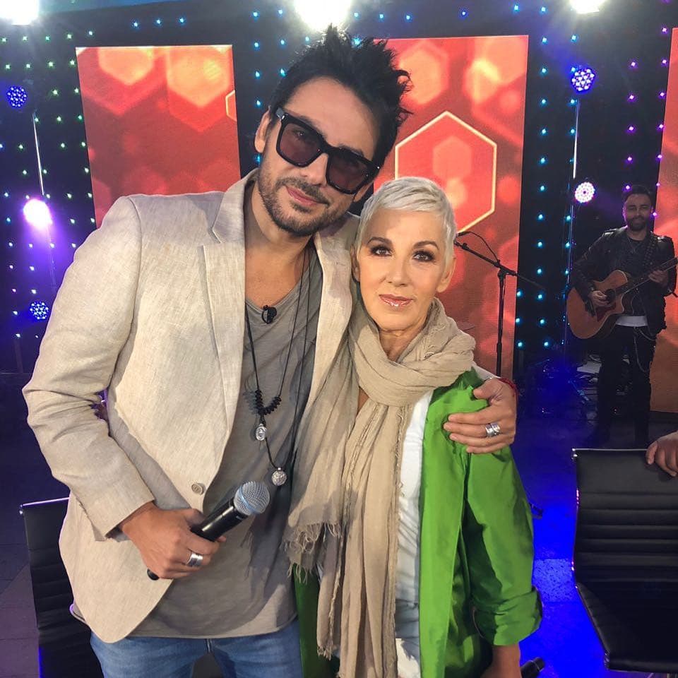 El chileno y la española promocionan en México su gran estreno.