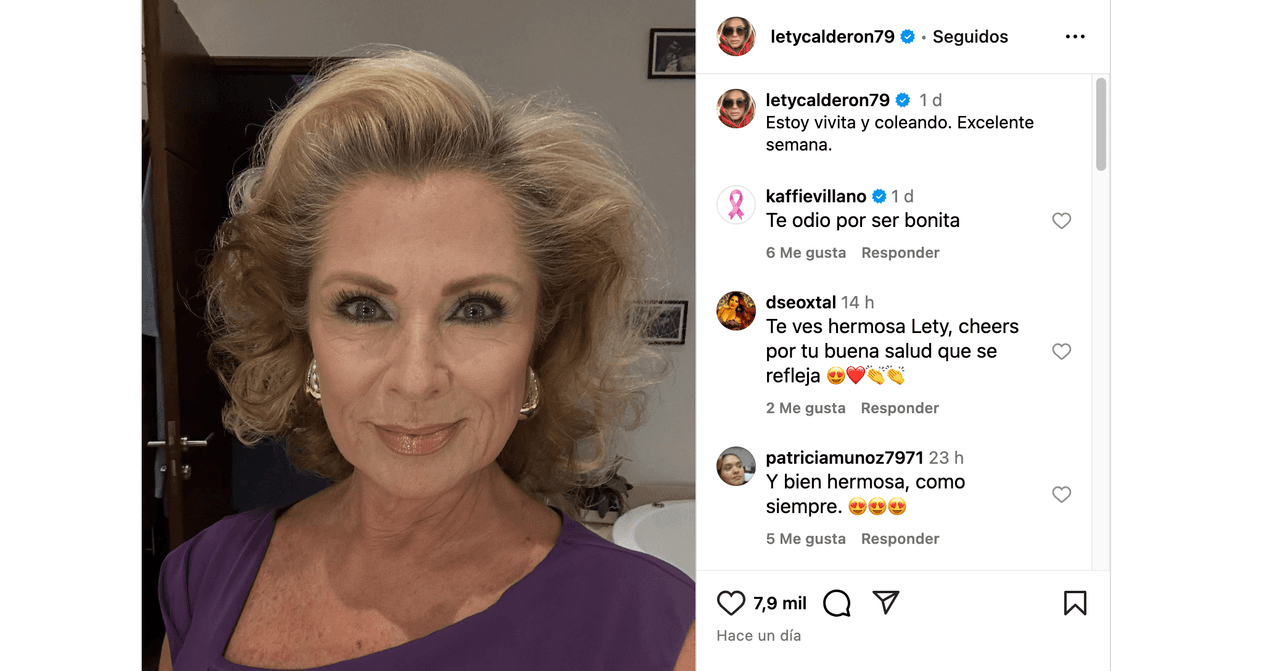 ¿Leticia Calderón murió? Actriz publica inesperada foto ante rumores de su muerte