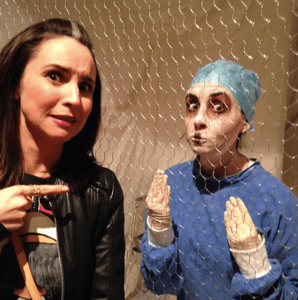 A lo largo de su carrera actoral, han tenido la oportunidad de actuar juntas en algunas ocasiones, como en 2014 cuando formaron parte de la temporada por paz en Microteatro, donde dieron vida a dos enfermeras.