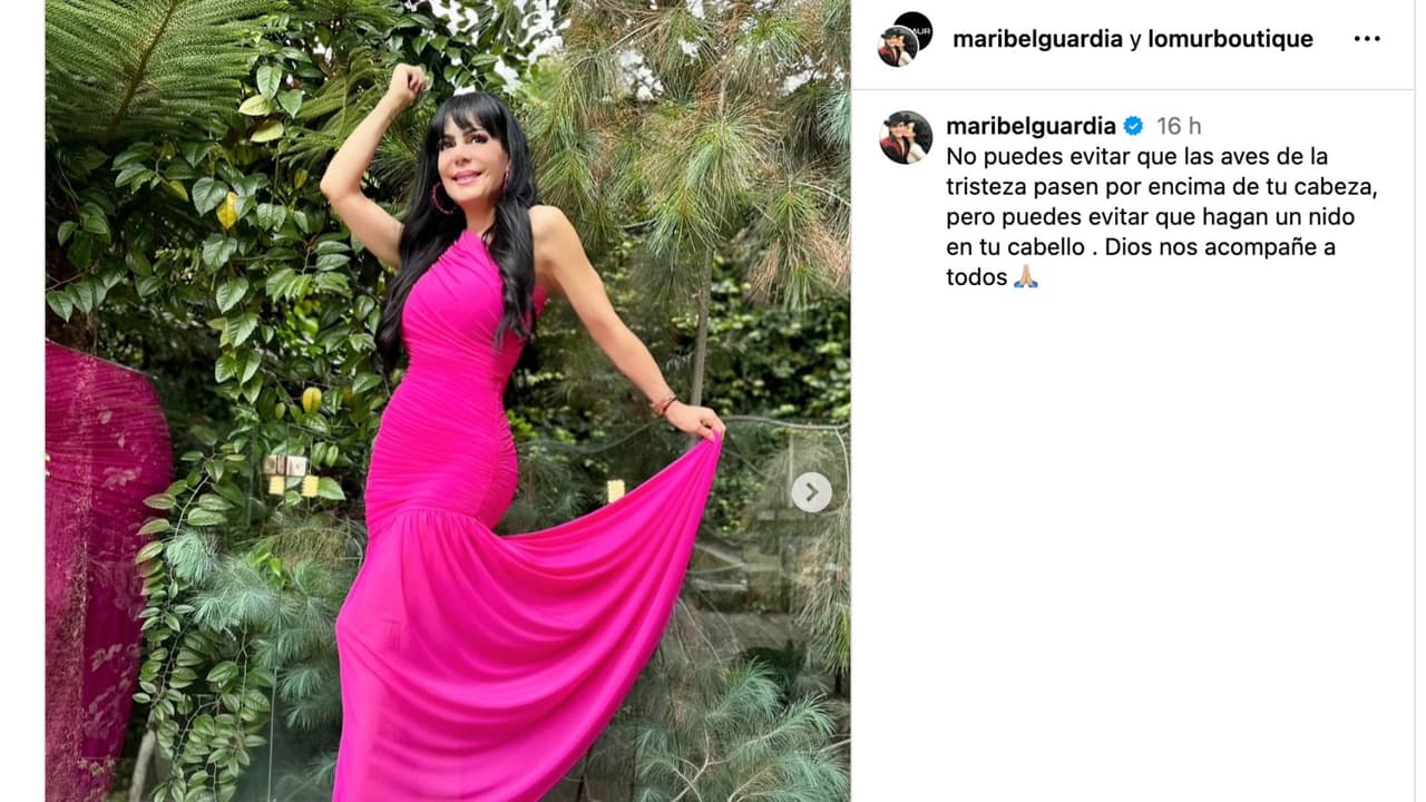 Maribel Guardia manda mensaje tras 'perder' a su nieto.