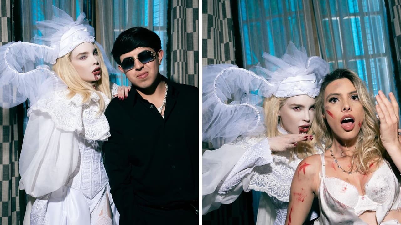 Oscar Maydon y Lele Pons fueron invitados a la fiesta de Halloween de Belinda