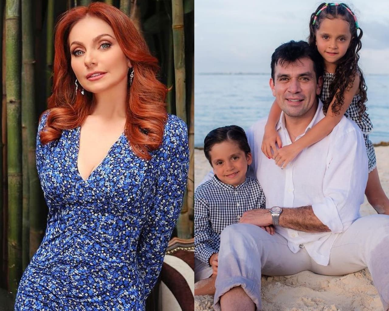 Elizabeth Álvarez asombra al vestirse igual que sus mellizos