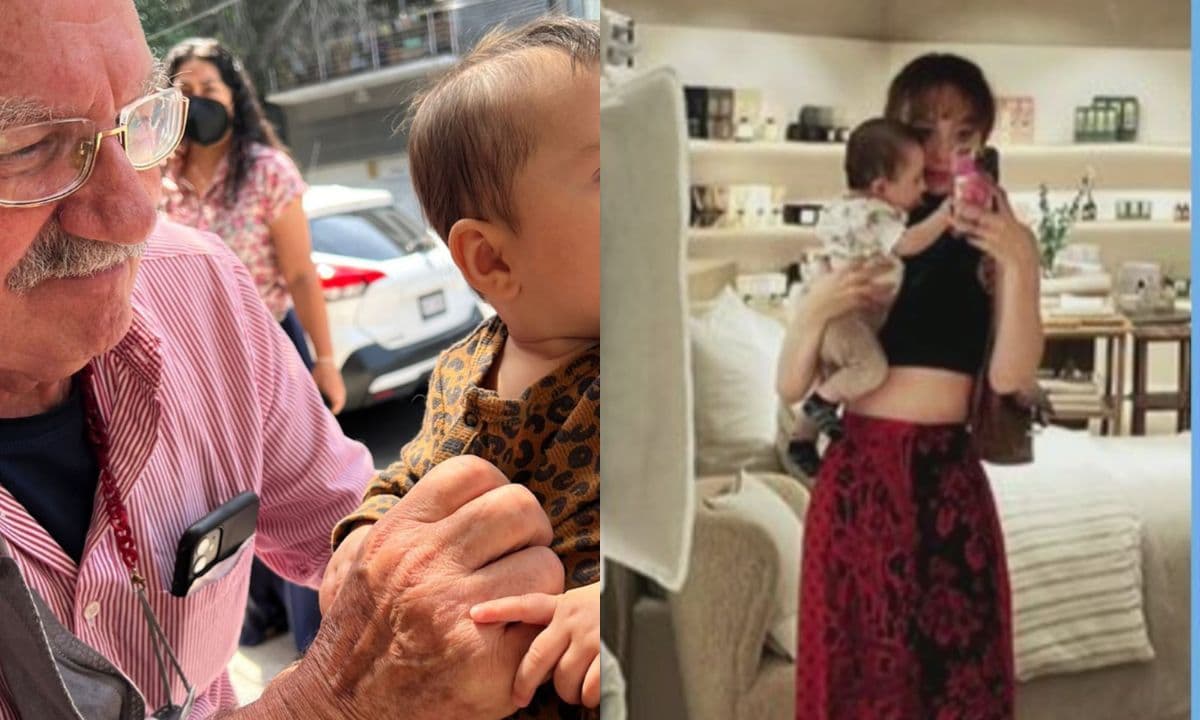 La conductora mostró a su primogénita en tiernas fotos