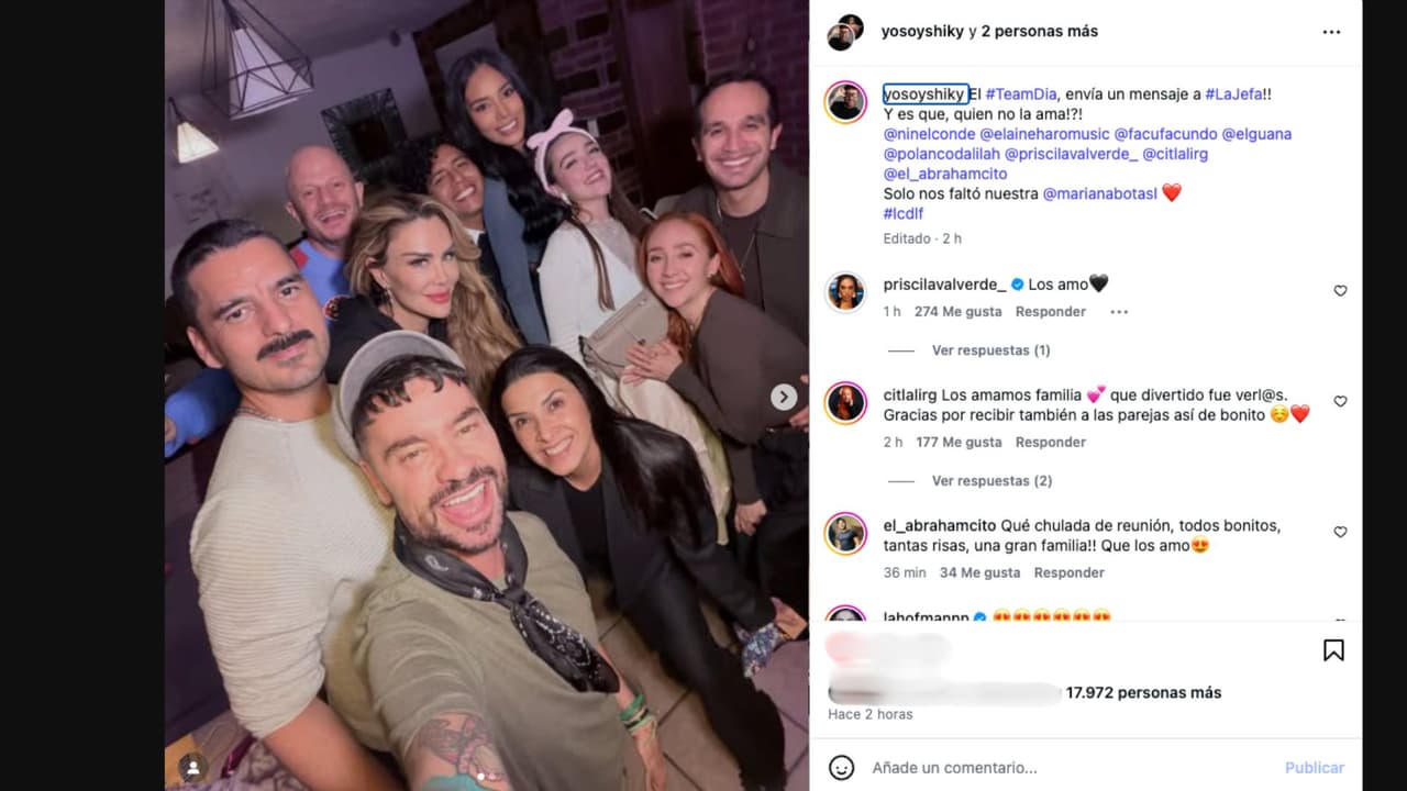 Team Día se reúne a meses de concluir La Casa de los Famosos México 2025