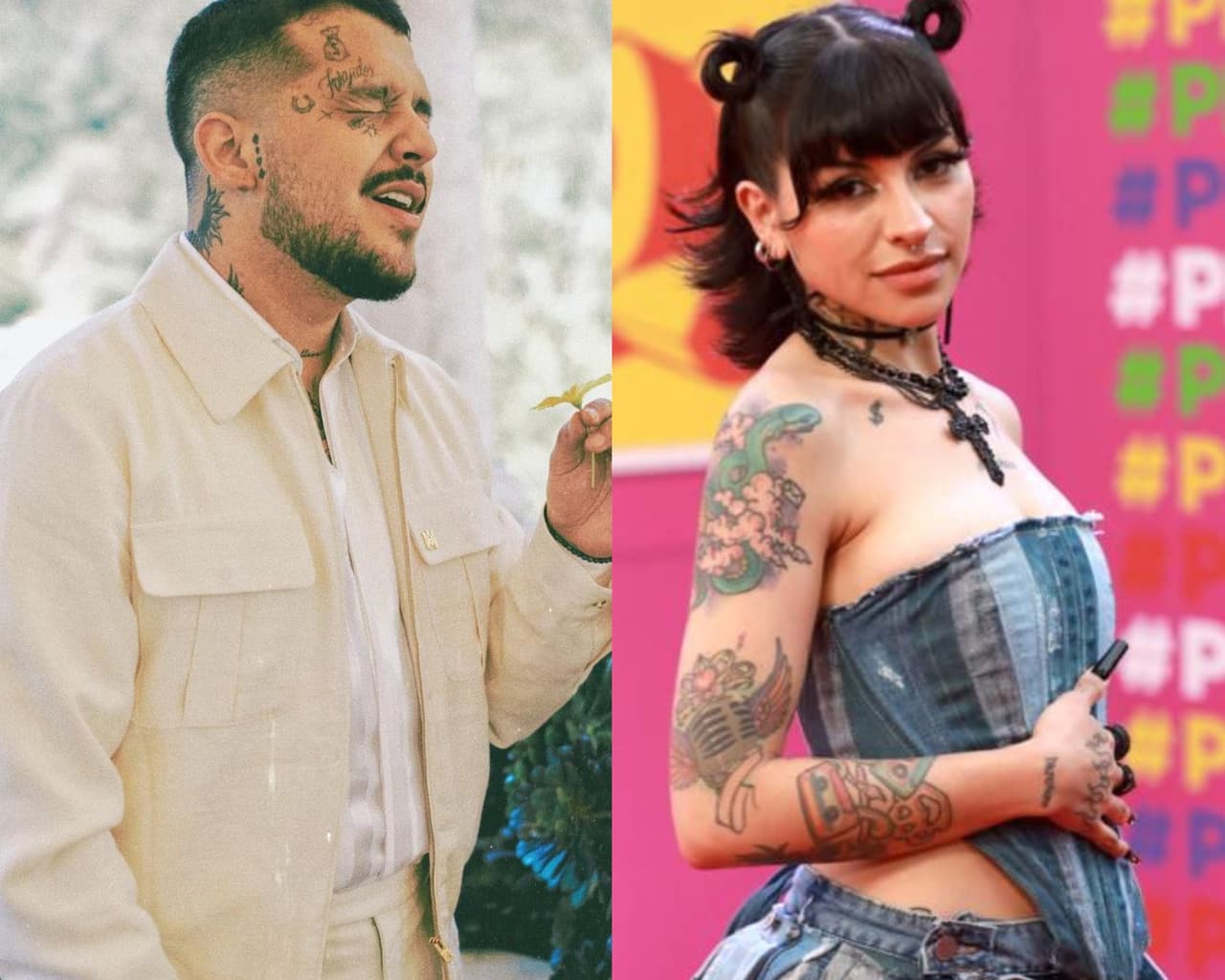 El cantante intercambió mensajes con la rapera en redes sociales.