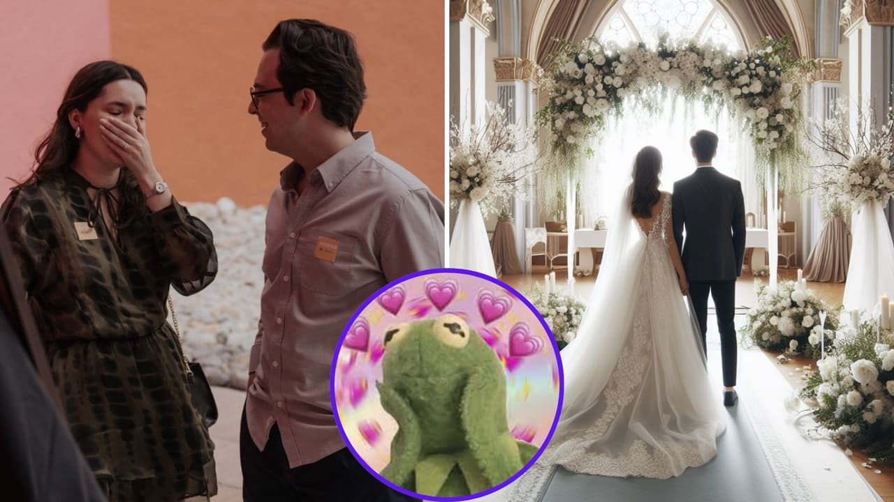 Mexicano arma una exposición en un museo para pedirle matrimonio a su novia y se vuelve viral