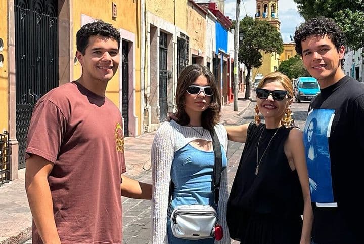 Itatí Cantoral celebró el cumpleaños de sus gemelos en Querétaro.