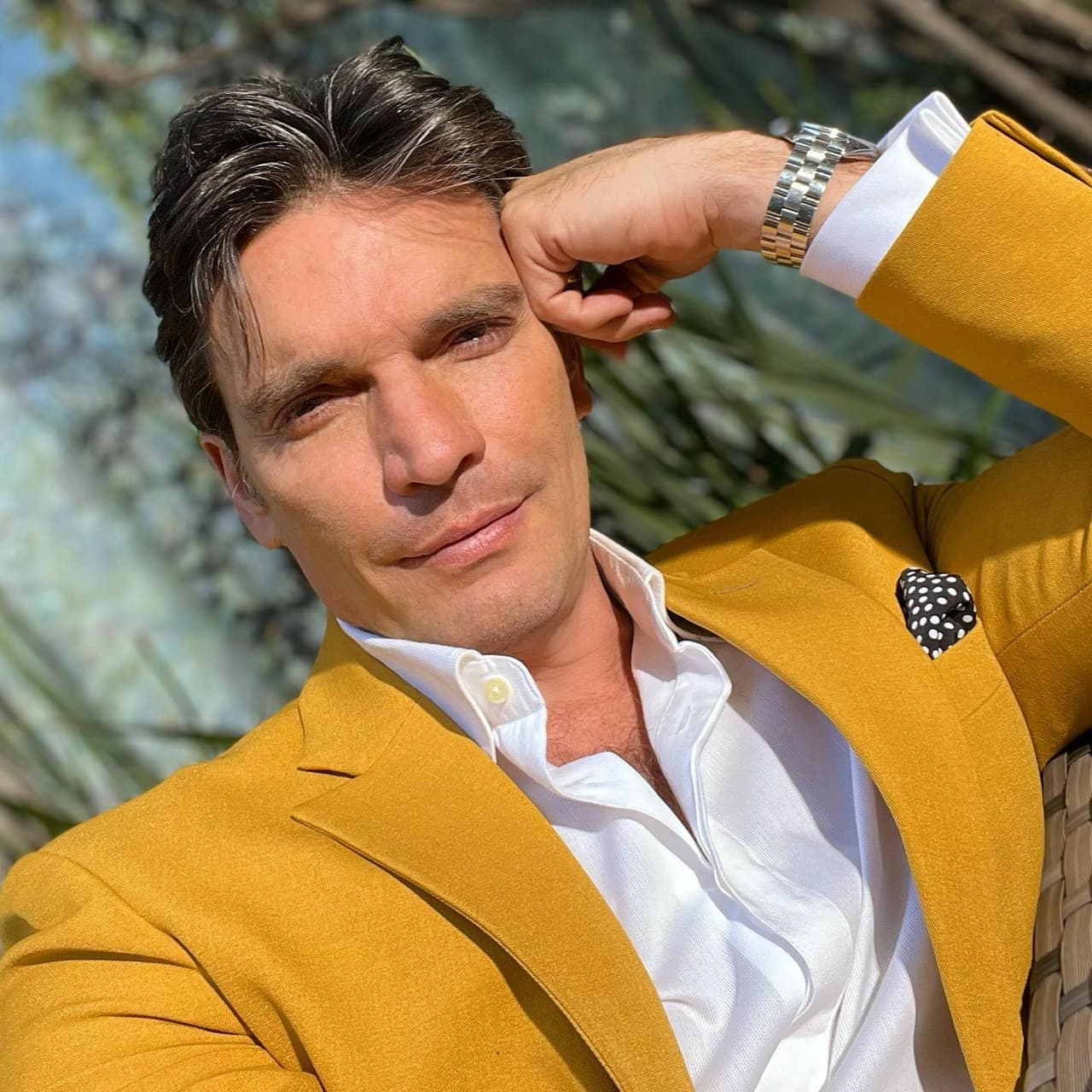 El actor aseguró que no cree que su hijo Matías sepa que él es su padre.