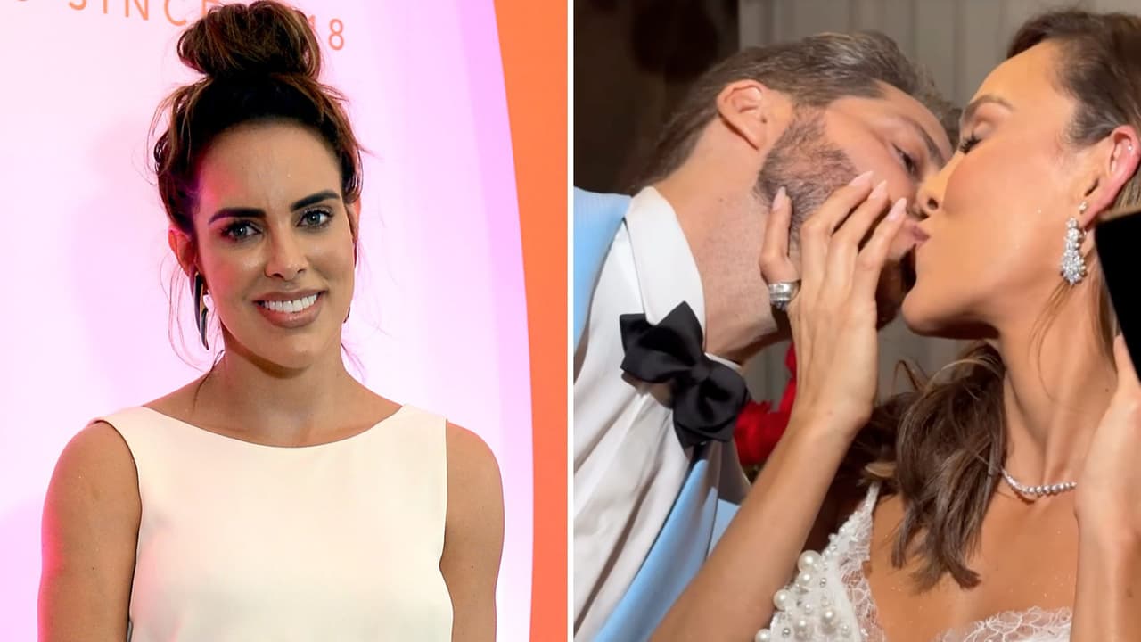 Sara Corrales se casa y publica las primeras fotos de la espectacular boda: "Ya es oficial, me les casé"