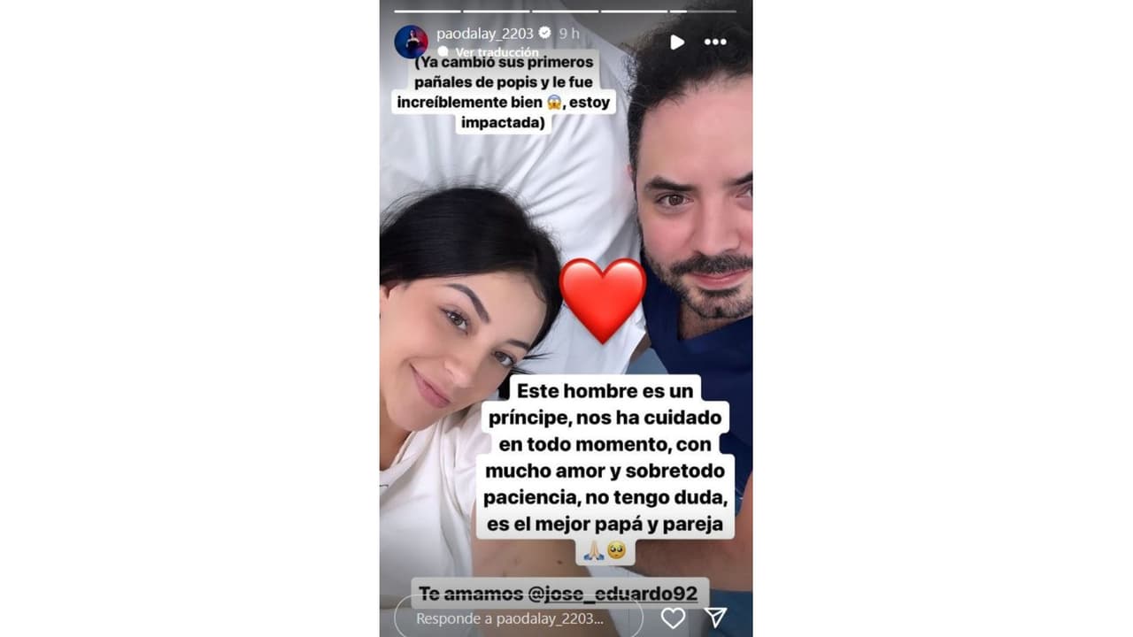 ¿Cómo le fue a José Eduardo Derbez cambiando pañales?