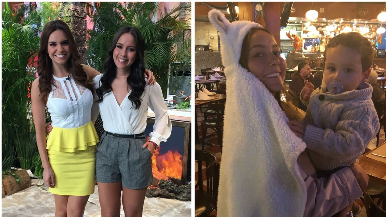 Tania Rincón compartió una emotiva foto de su fallecida amiga María Renee Núñez cargando a Patricio