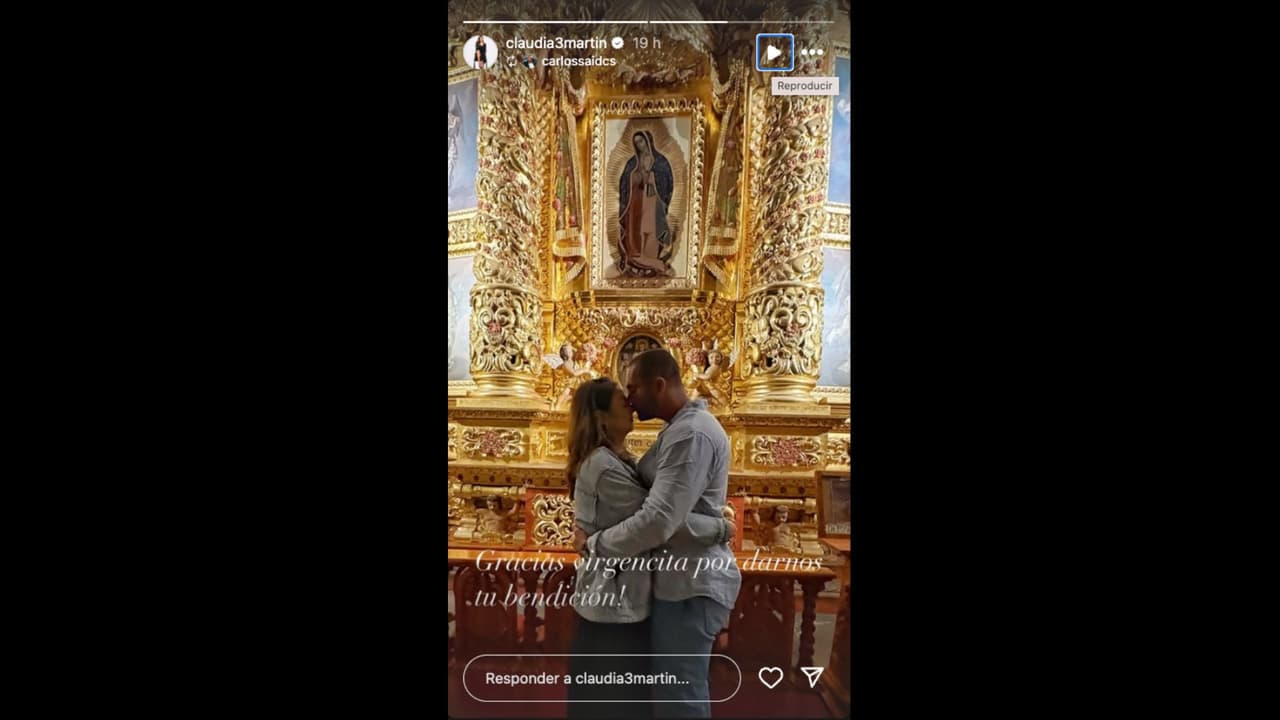 Claudia Martín y Carlos Said se comprometieron en mayo de 2025