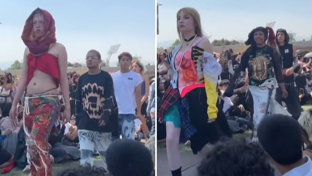 Estudiantes mexicanos organizan desfile de modas como protesta: los diseños impactan a TikTok
