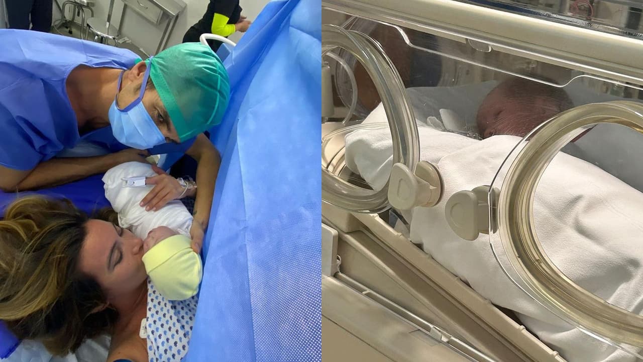 Mariazel comparte tiernas fotos del parto de André