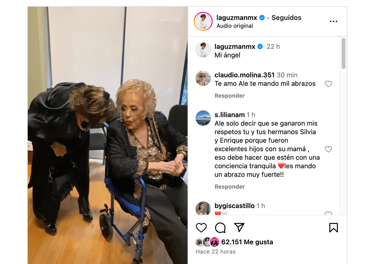 Publican el último video de Silvia Pinal con Alejandra Guzmán
