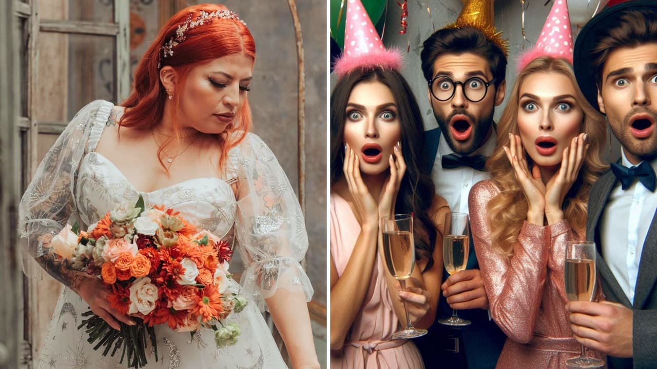 Invitados creyeron que iban a una fiesta de cumpleaños y en realidad era una boda, ¿qué pasó?