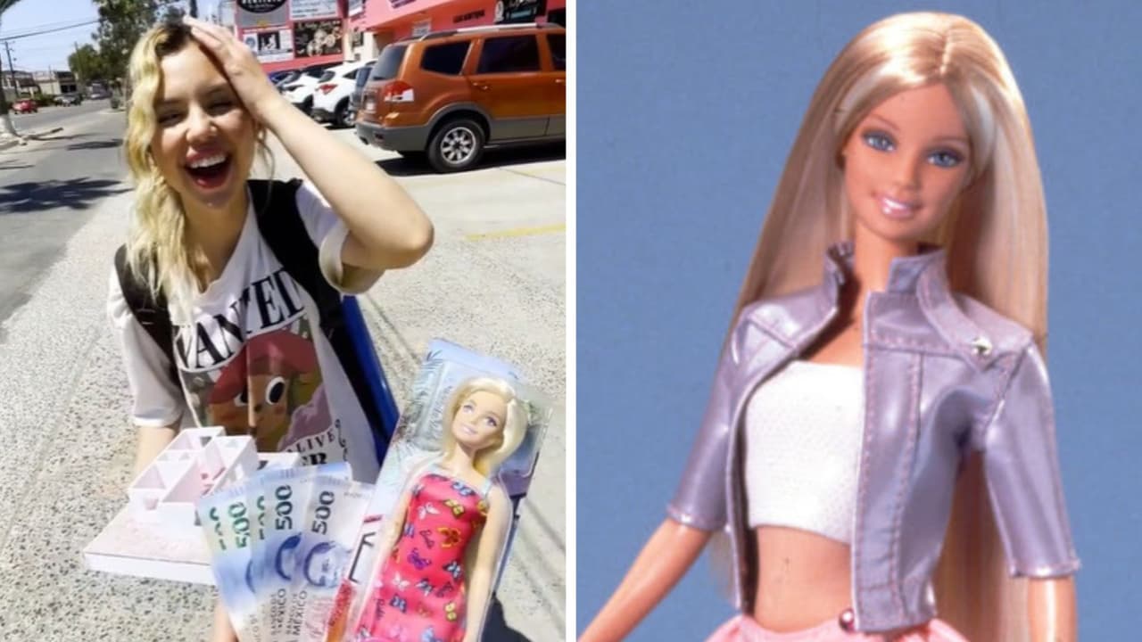 Tiktoker le paga a joven por transformarse en Barbie: el resultado se hace viral