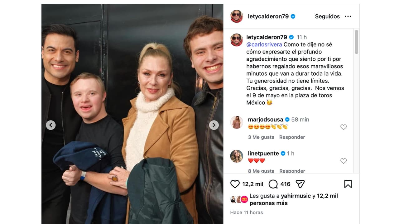 Carlos Rivera conoce a los hijos de Lety Calderón.