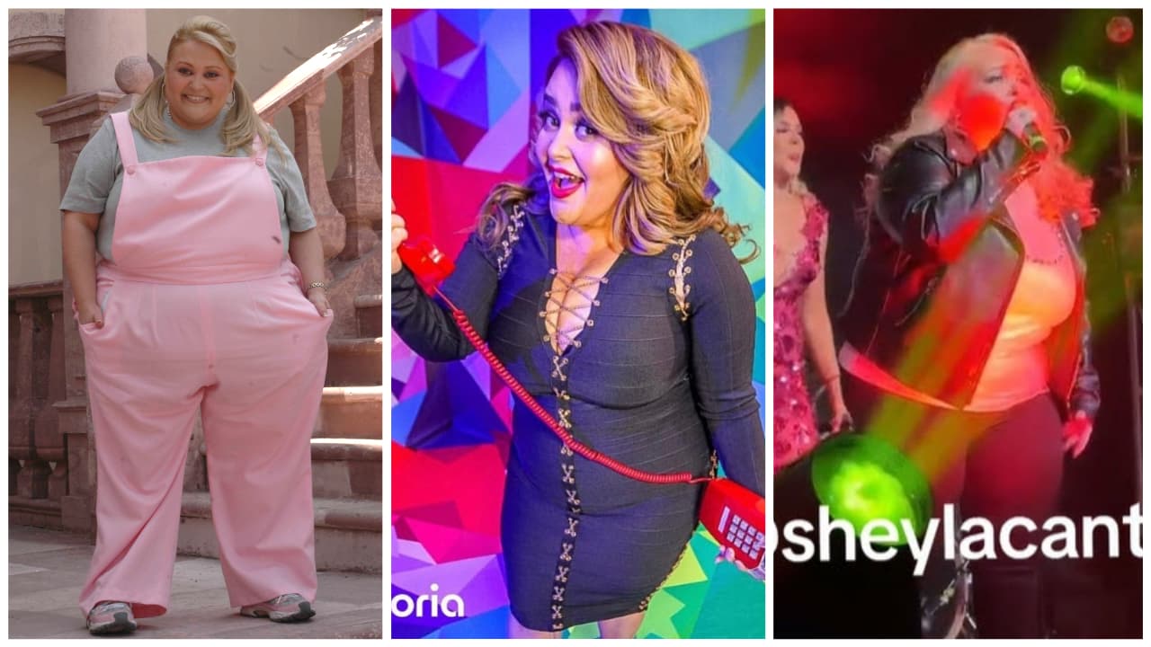 Sheyla Tadeo en 2006, 2019 y 2024.