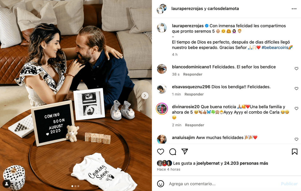 Actor de 'Lo que la vida me robó' anuncia embarazo de su esposa tras perder a un bebé