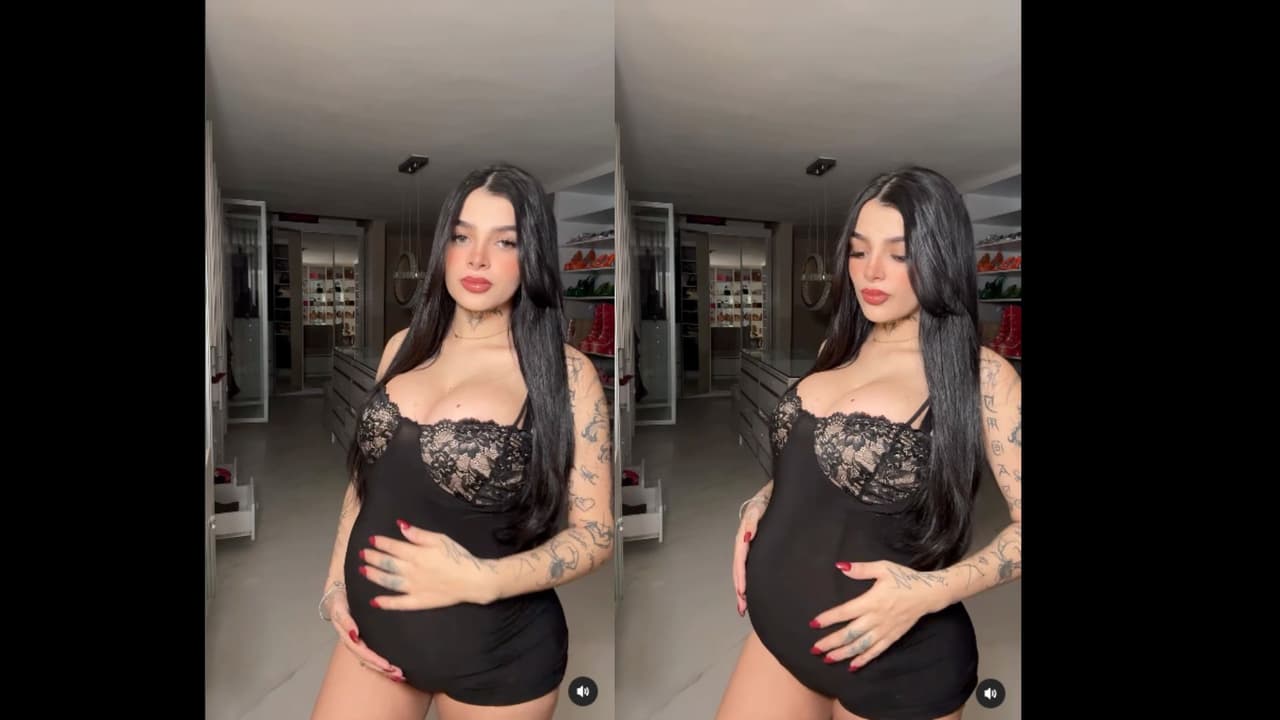 Karely Ruiz presume su pancita de embarazo a pocas semanas del nacimiento de su hija Madisson