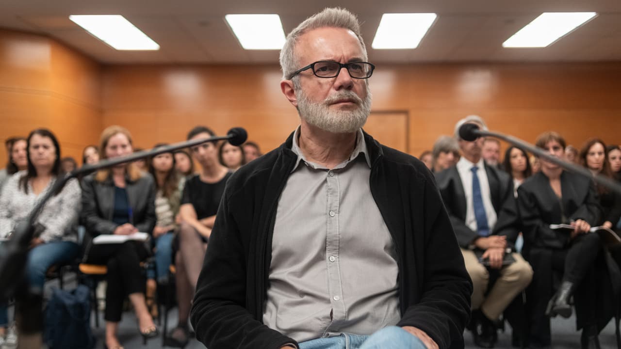 Tristán Ulloa como Alfonso Basterra en 'El caso Asunta', serie de Netflix.