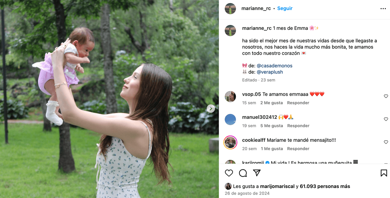 Influencer Marianna Gonzaga fue detenida a cuatro meses del nacimiento de su hija