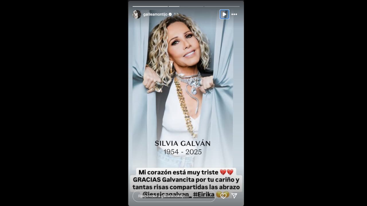 Galilea Montijo lamenta la muerte de Silvia Galván