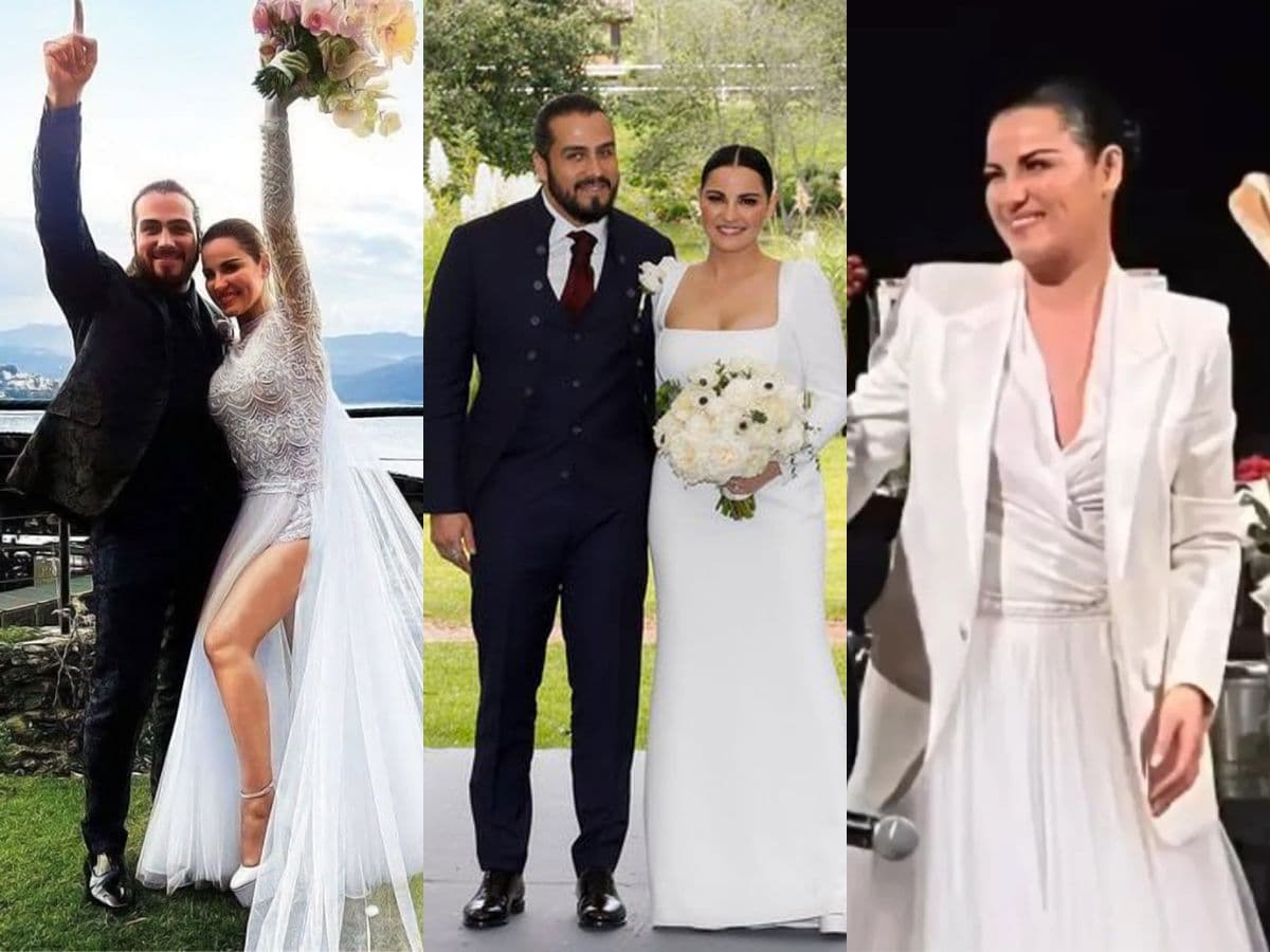 Maite Perroni lució como toda una princesa en su boda con Andrés Tovar