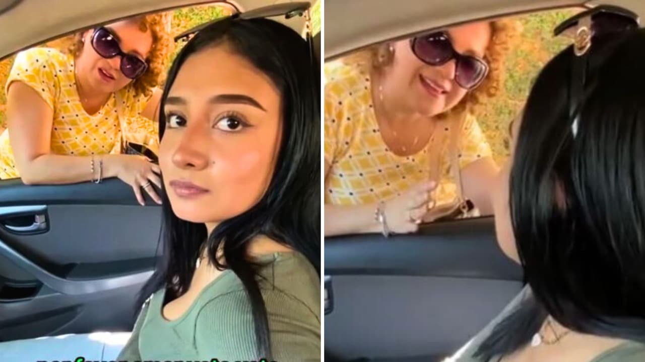 Suegra discute con su nuera sobre quién debe ir adelante en el auto y video causa debate en TikTok