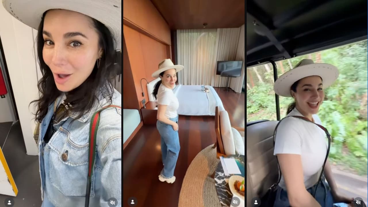 Martha Higareda y su esposo viajan a México para celebrar su primer aniversario de bodas