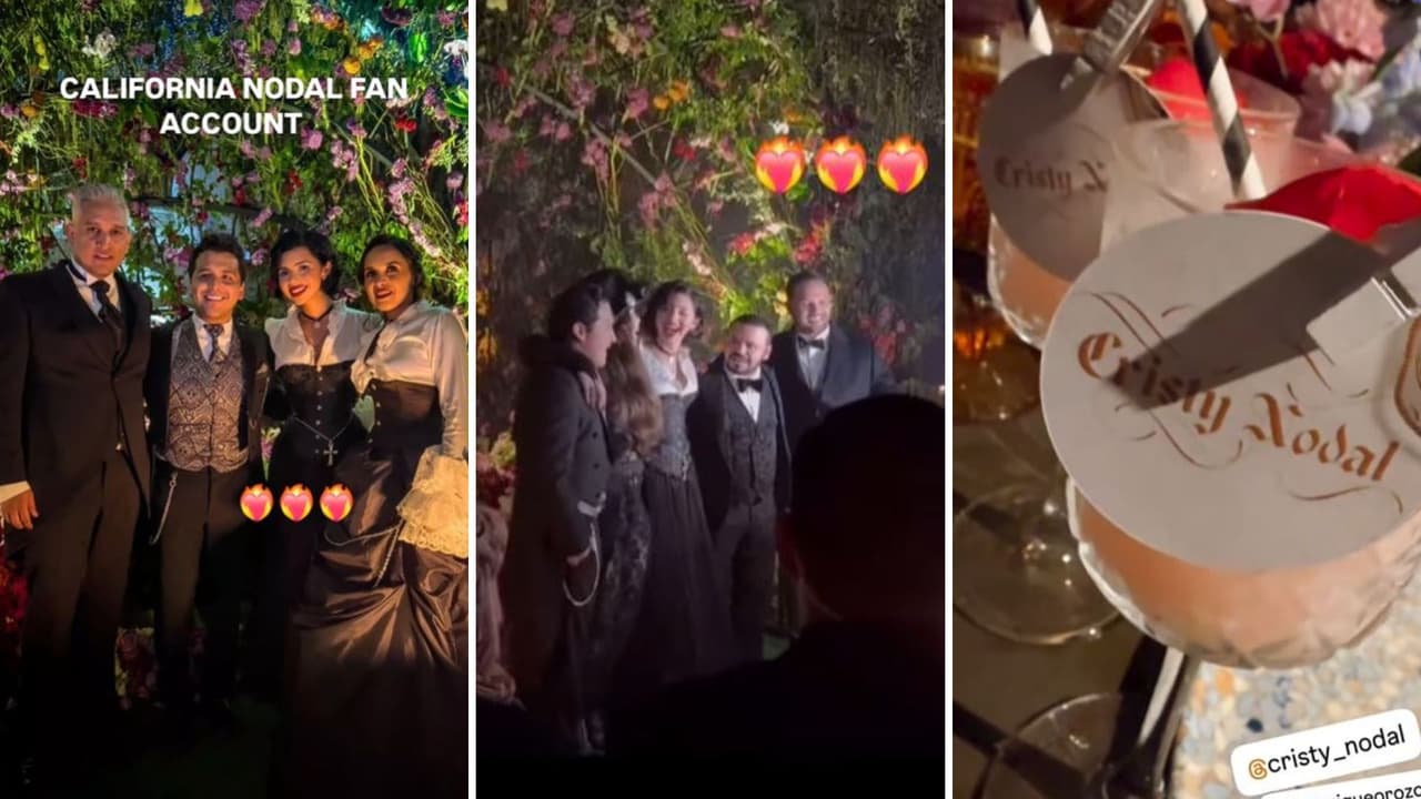 Ángela Aguilar en la fiesta de cumpleaños de su suegra Cristy Nodal.