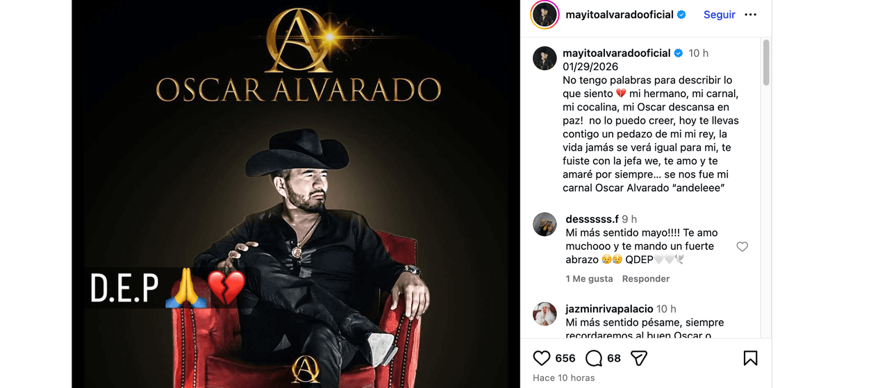 Muere querido cantante de regional mexicano: llorando, piden oraciones y lo despiden: “Se nos fue”