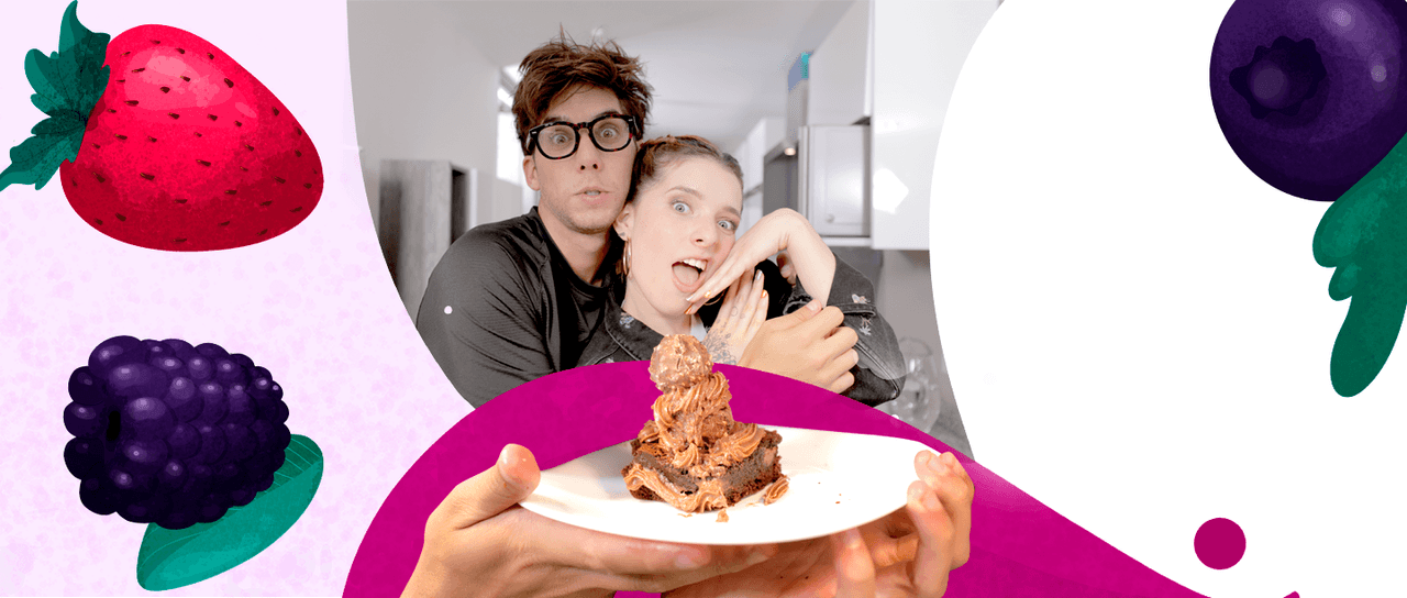 Receta de Pinches famosos: Mauricio Garza prepara “Brownies con relleno cremoso”