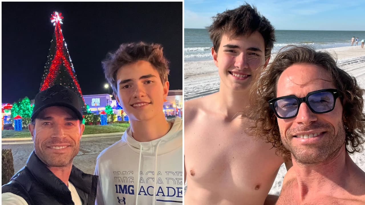 Sebastián Rulli compartió varias fotos y videos del reencuentro que tuvo con su hijo Santiago