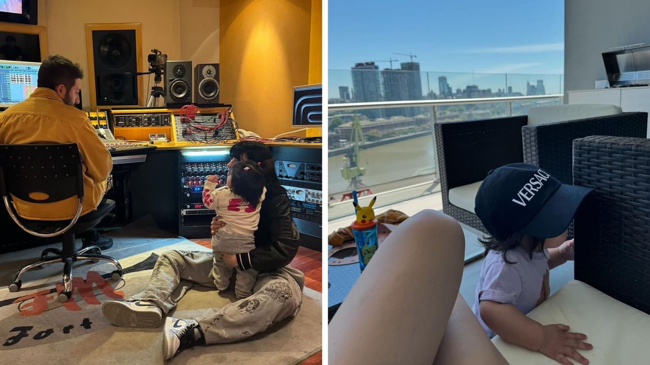 Cazzu comparte nuevas fotos de su hija Inti en sus redes sociales