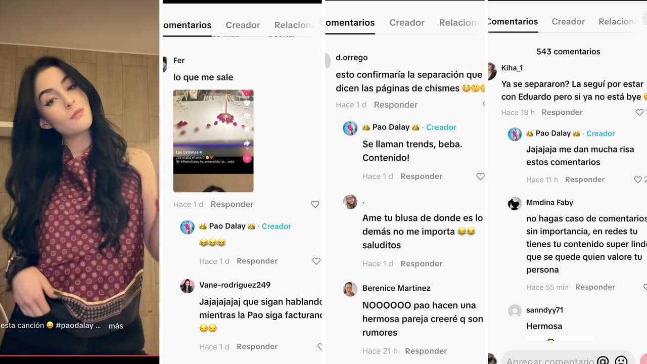 Paola Dalay se ríe de los rumores que apuntan a que está separada de José Eduardo Derbez.