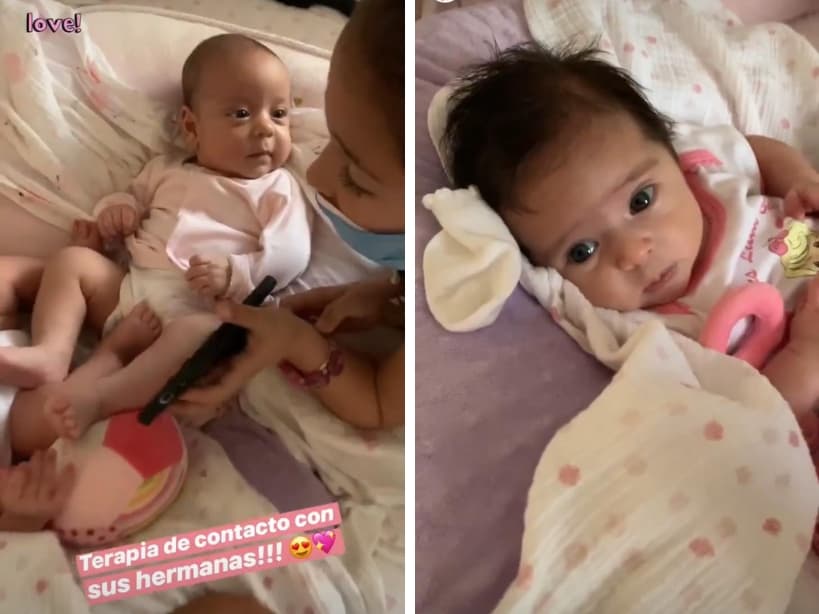 Emilia y Paula, mellizas de Jacqueline Bracamontes