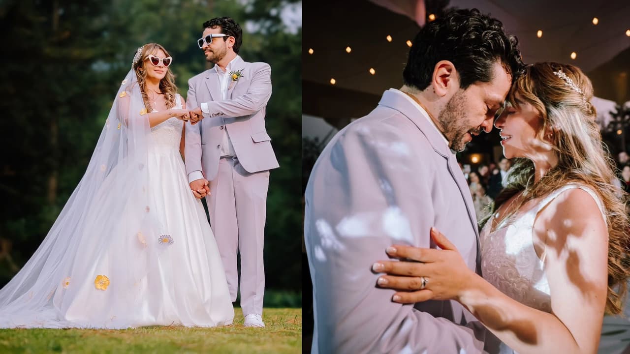 Daniela Luján y Mario Monroy se casaron el 26 de octubre de 2024