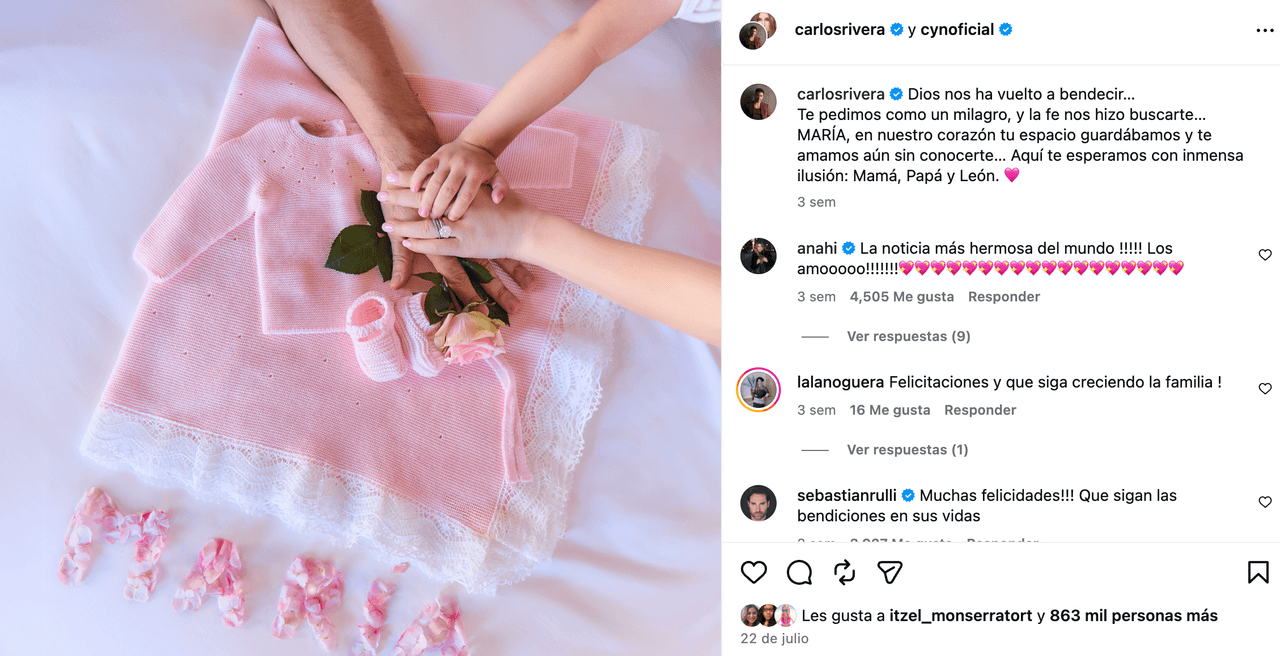 Carlos Rivera y Cynthia Rodríguez.