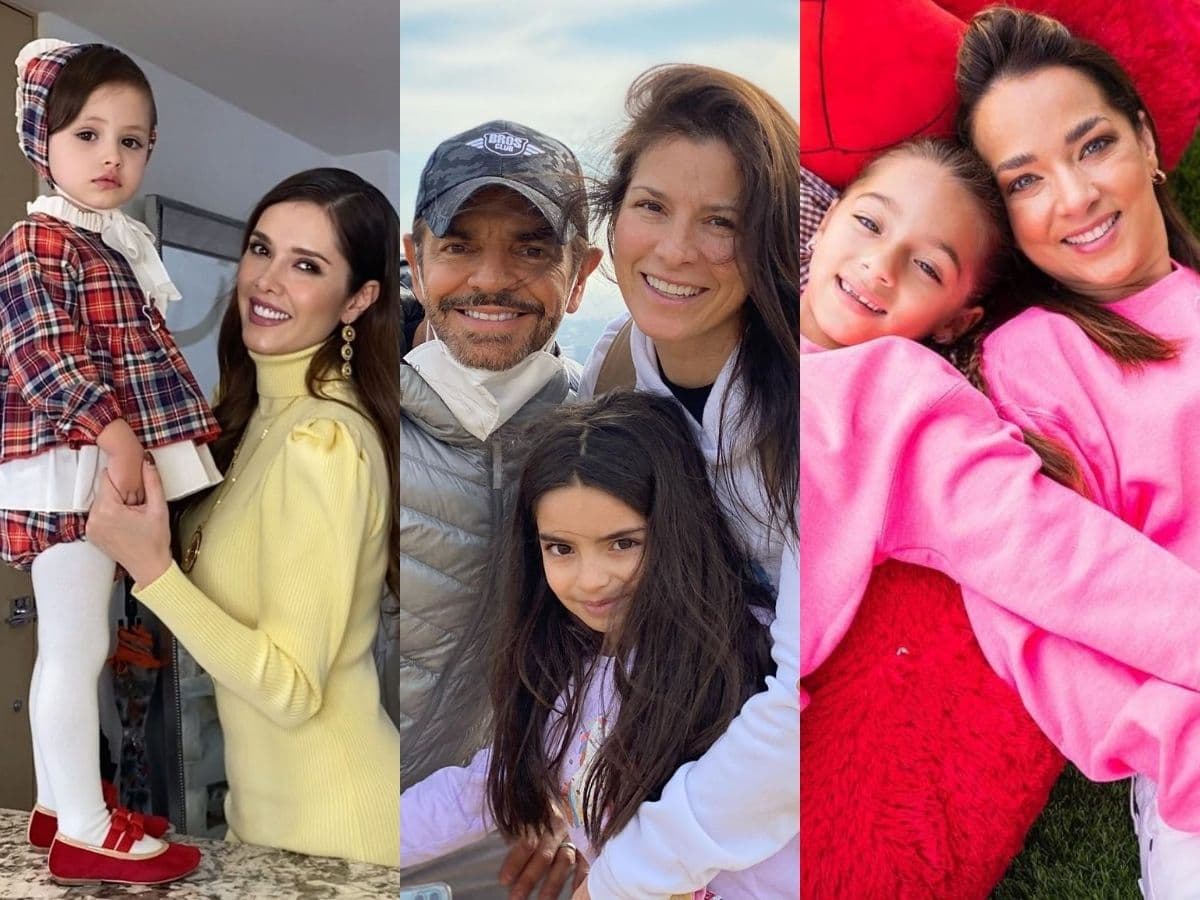 Desde Marlene Favela y Eugenio Derbez hasta Adamari López son famosos que consienten a sus hijos.